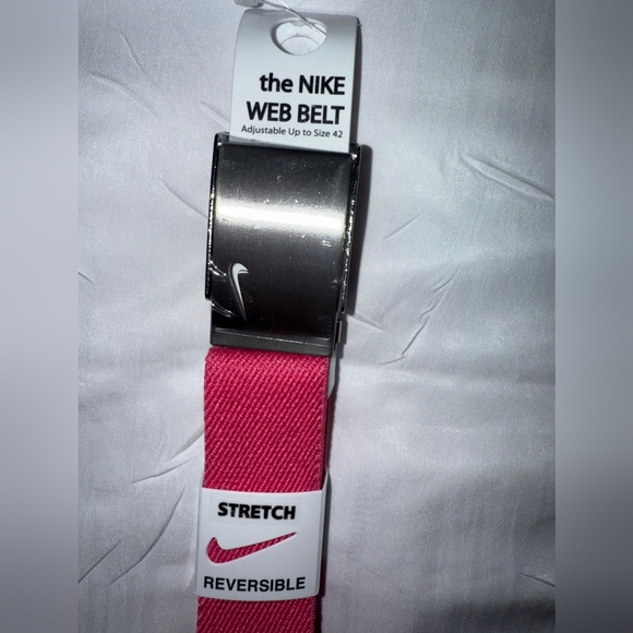 NWT Nike web belt men adjustable up to size 42, stretch material and reversible - Picture 6 of 8